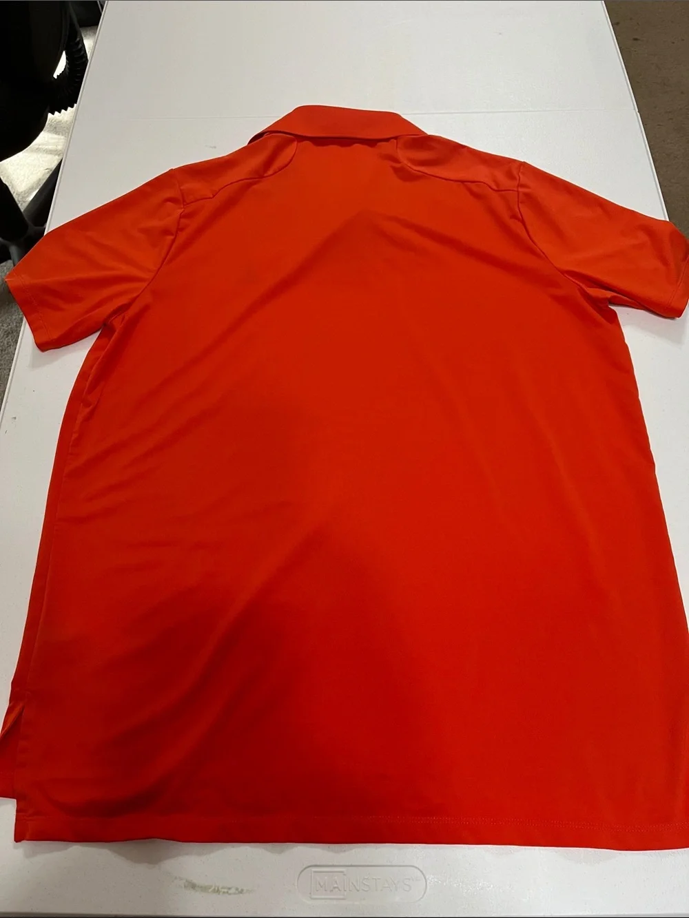 Ralph Lauren Orange Polo with Small Navy Embroidered 2015 US Open, Chambers Bay.